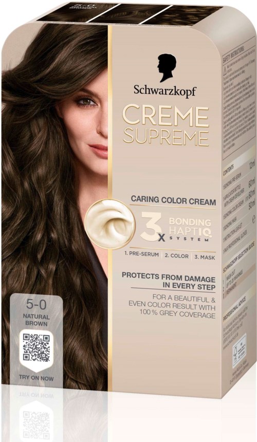 Schwarzkopf Creme Supreme  5-0 Natural Brown