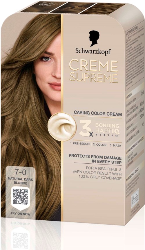 Schwarzkopf Creme Supreme  7-0 Natural Dark Blonde