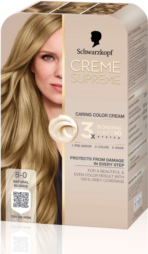Schwarzkopf Creme Supreme  8-0 Natural Blonde