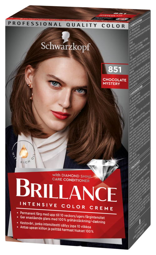 Schwarzkopf Brilliance Hair Color 851 Choco Mystery