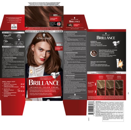 Schwarzkopf Brilliance Hair Color 851 Choco Mystery