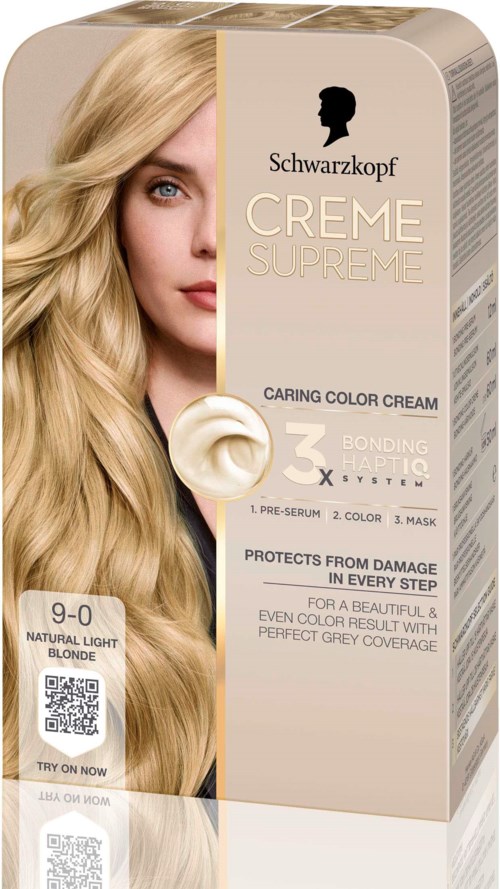 Schwarzkopf Creme Supreme  9-0 Natural Light Blonde