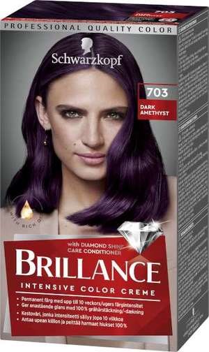 Schwarzkopf Brilliance Hair Color 703 Dark Amethyst