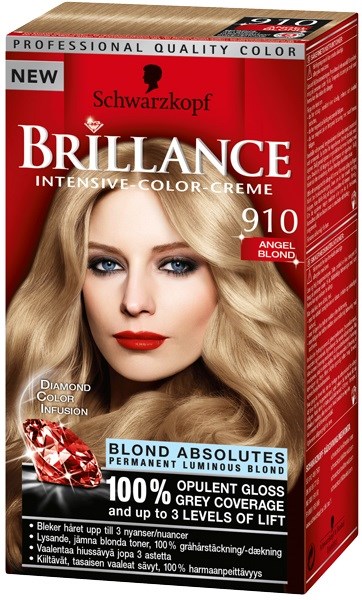 Schwarzkopf Brilliance Brillance Intensive Color 910 Angel Blond