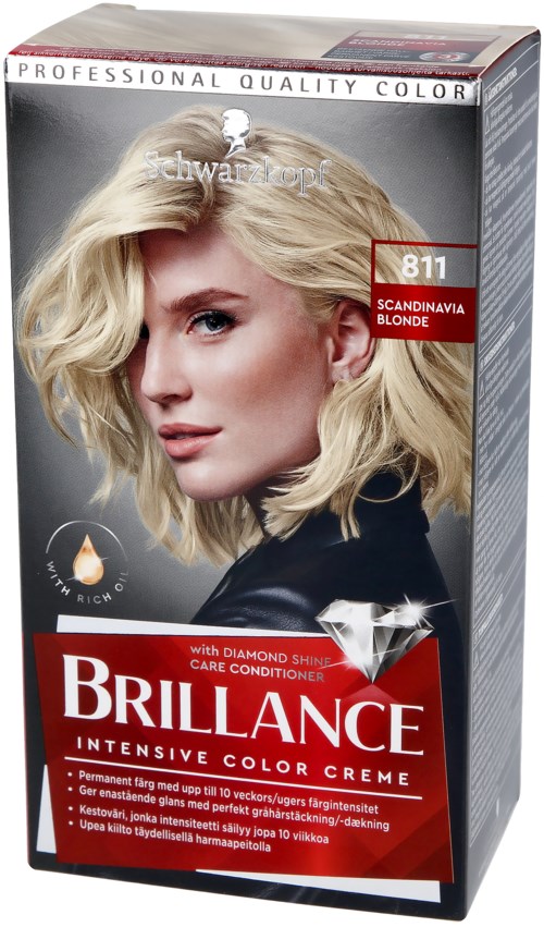 Schwarzkopf Brilliance Hair Color 811 Skandinavia Blonde