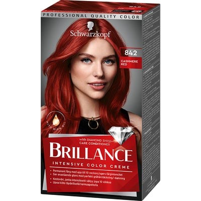 Schwarzkopf Brilliance Hair Color 842 Cashmere Red
