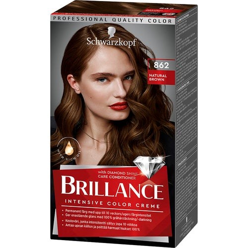 Schwarzkopf Brilliance Hair Color 862 Natural Brown