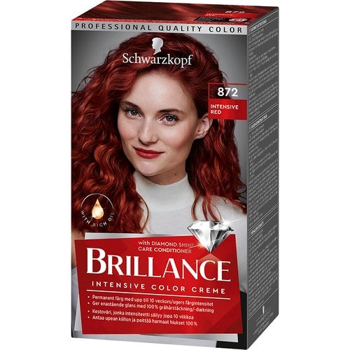 Schwarzkopf Brilliance Hair Color 872 Intense Red