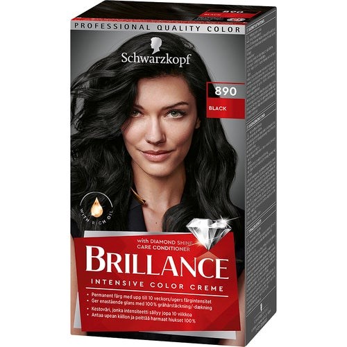Schwarzkopf Brilliance Hair Color 890 Black
