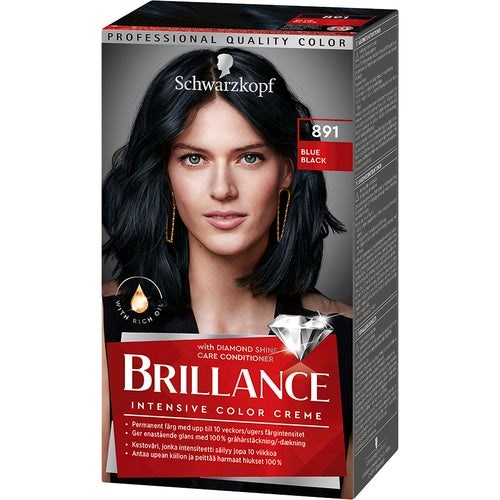 Schwarzkopf Brilliance Hair Color 891 Blue Black