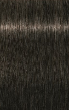 Glattes, glänzendes schwarzes Haar mit gerader Textur, zeigt einen leichten Lichtreflex in der Mitte.