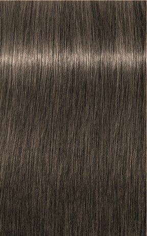 A close-up of straight, shiny brown hair flowing smoothly.
