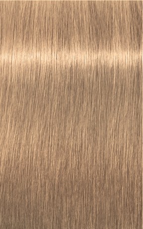 Een gladde, glanzende oppervlakte met een metalen, goudkleurige textuur en fijne horizontale lijnen.