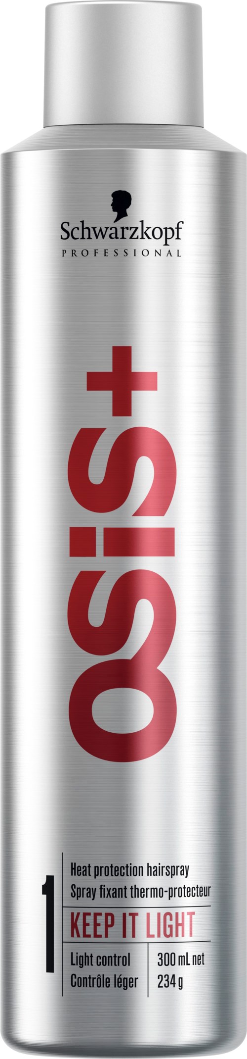 Schwarzkopf Professional Osis+ Keep It Light - Heat Protection Hairspray 300 ml