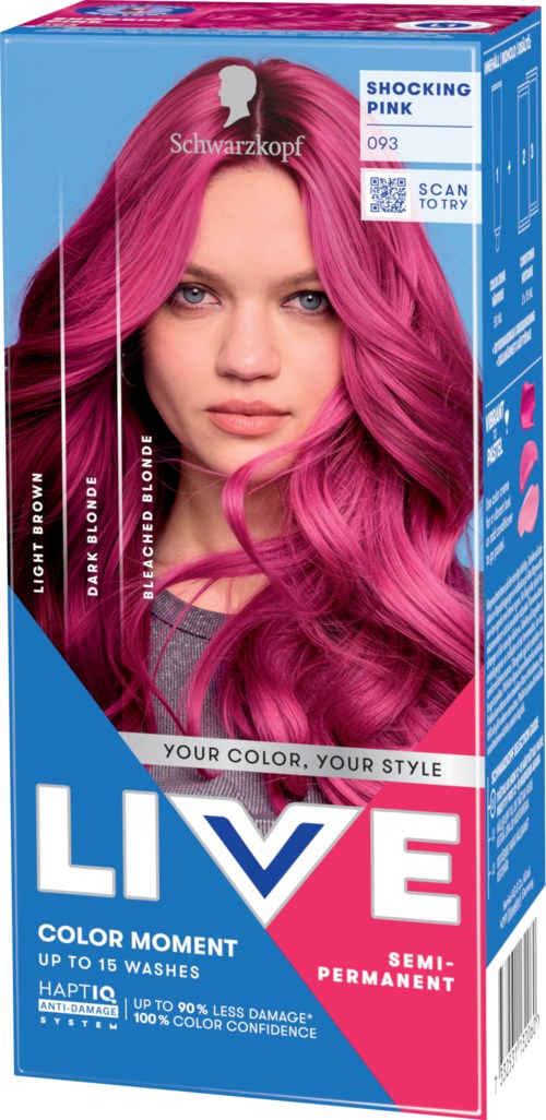 Schwarzkopf LIVE Ultra Brights or Pastel  93 Pink