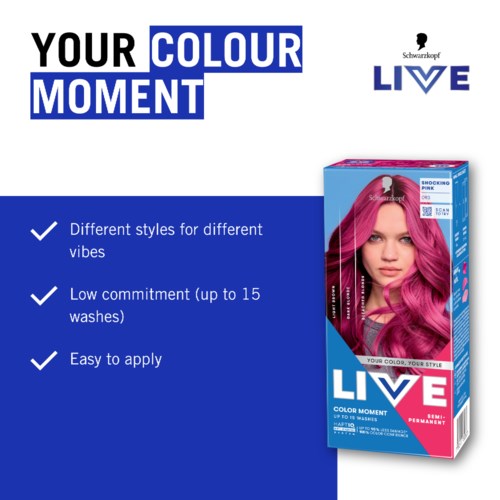 Schwarzkopf LIVE Ultra Brights or Pastel  93 Pink