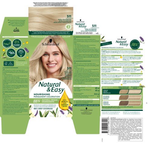 Schwarzkopf Natural & Easy 511 Ultra Light Ash Blonde