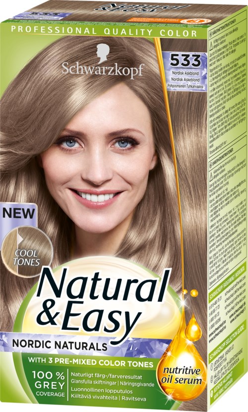 Schwarzkopf Natural & Easy  Natural & Easy 533 Nordisk Askblond