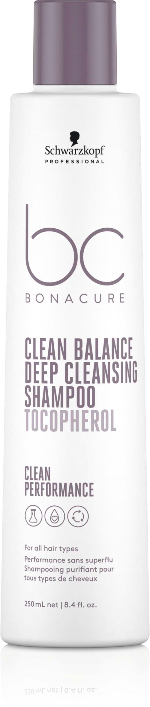 Schwarzkopf Professional BC Bonacure Clean Balance Deep Cleansing Shampoo Tocopherol 250 ml