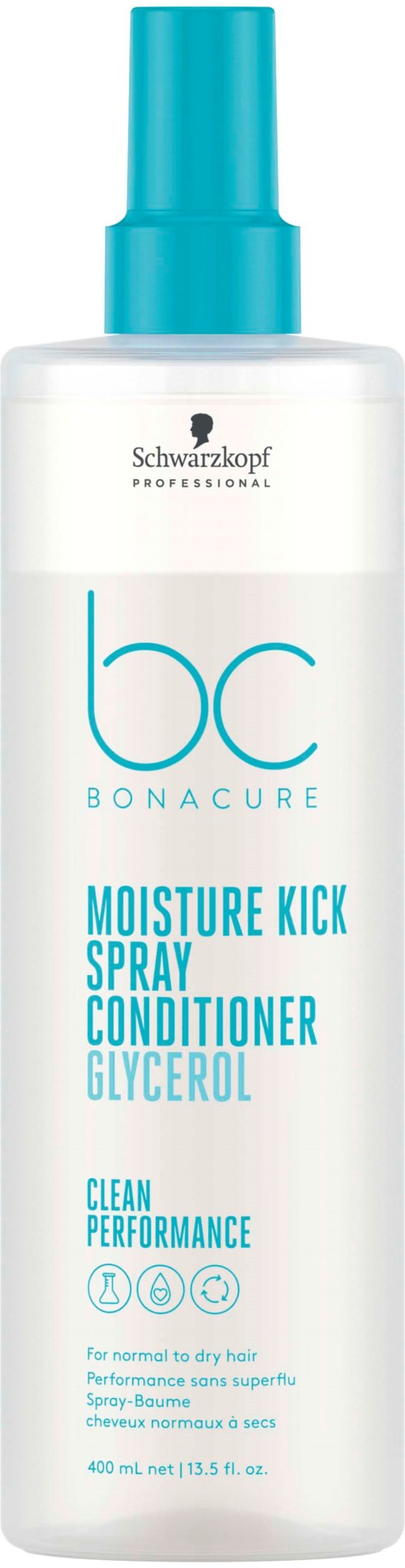 Schwarzkopf Professional BC Bonacure Moisture Kick Spray Conditioner Glycerol 400 ml