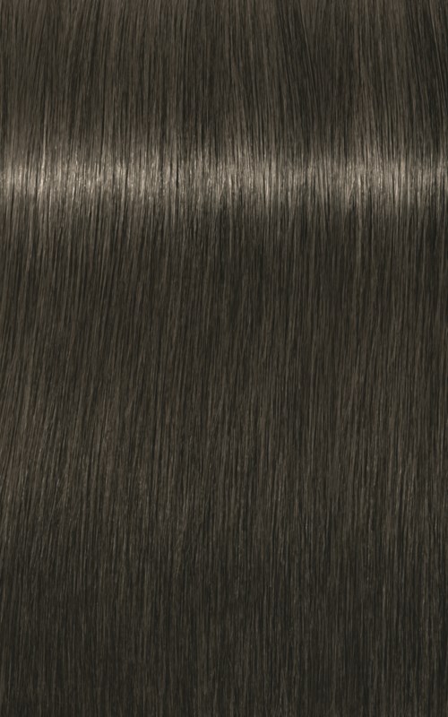 Close-up of straight, dark hair with a shiny appearance.