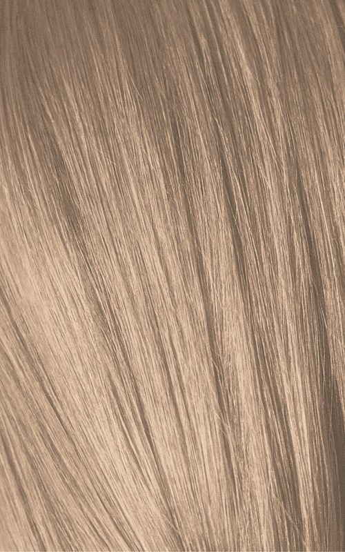 Een close-up van recht, blond haar met glanzende, gladde strengen.
