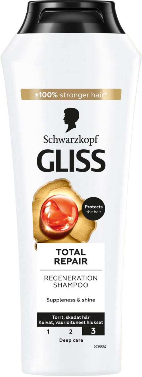 Schwarzkopf Gliss Regeneration Shampoo Total Repair   250 ml