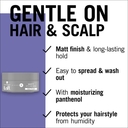 Schwarzkopf Taft Styling Wax Matt  75 ml