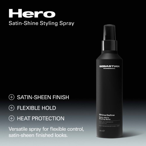 Sebastian Professional Styling and texture Shine Define Satin-Shine Styling Spray 200 ml