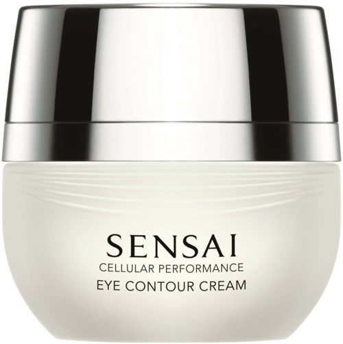 Ein Glas mit Augencreme 'SENSAI Cellular Performance Eye Contour Cream'.