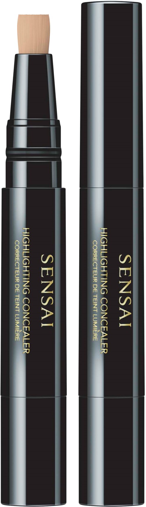 A black stick concealer with light-colored sponge and a cap, labeled Sensai High-Definition Concealer.