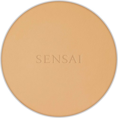 A beige powder with the word 'SENSAI' embossed in the center.
