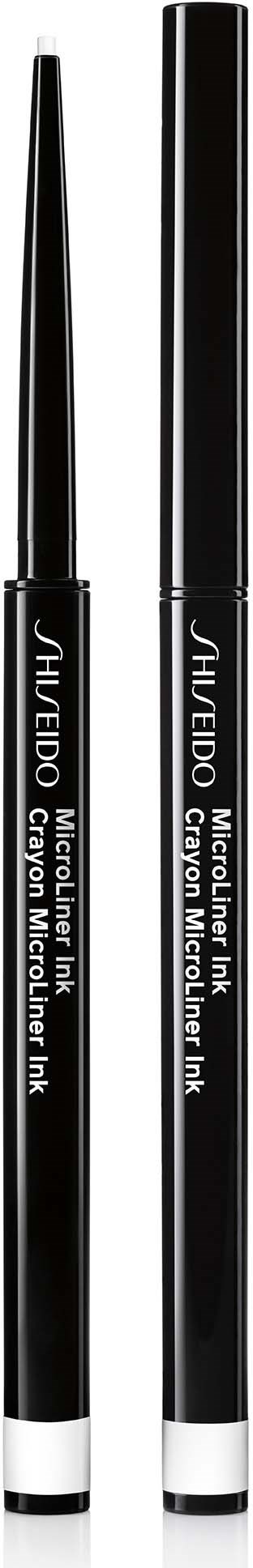 Två svarta markörer, en med fin spets och en med kilspets, märkta "SHISEIDO" och "Color Map".