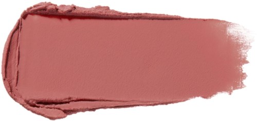 A swatch of pinkish-brown makeup or lipstick with a rough edge on one side.