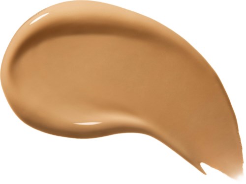 Valkoinen tausta, beige nesteen kaunis ja sileä.