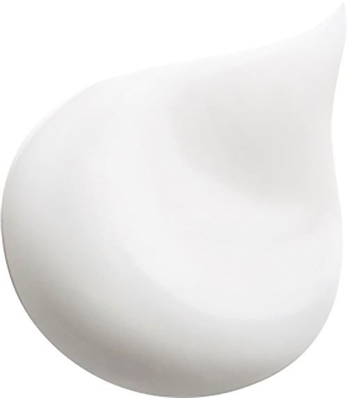 A white, smooth, teardrop-shaped object with a glossy surface. It looks like a modern, abstract design or sculpture.
