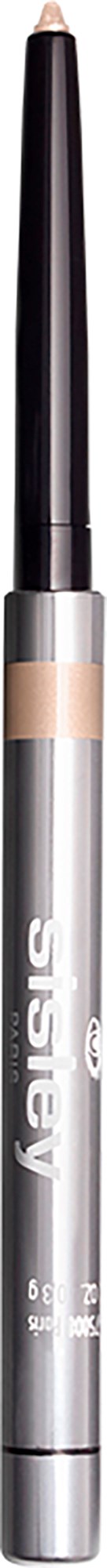 A silver and black eyeliner pencil with the brand name 'SISLEY' printed on it.