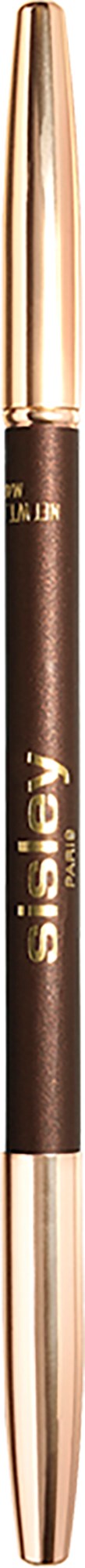 A dark brown pen with gold accents, labeled "sislove," with a cap on top and a pointed tip.