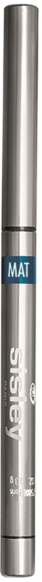 Een zilveren whiteboardstift staat verticaal op een zwarte achtergrond, met een blauwe "MAT"-etiket en merknaam "ALSTYL".