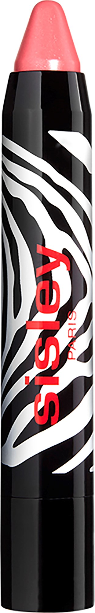 A black marker with a pink cap, decorated with white zebra-like stripes and the brand name 'skey' in red.