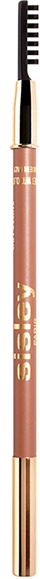 Make-up kwast met gouden handgreep en zwarte haren, gemarkeerd "BISOU" in gouden letters.