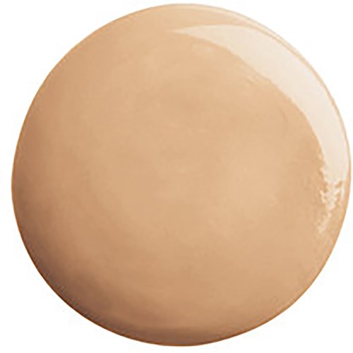 Beige, pyöreä esine, jolla on kiiltävä, sileä pinta ja lievä varjostus, muistuttaa munaa.