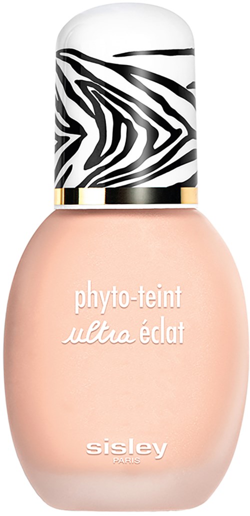 Pullo kynsilakalle vaaleanpunaisella värillä ja mustavalkoisella zebra-kuvioidulla kannella.