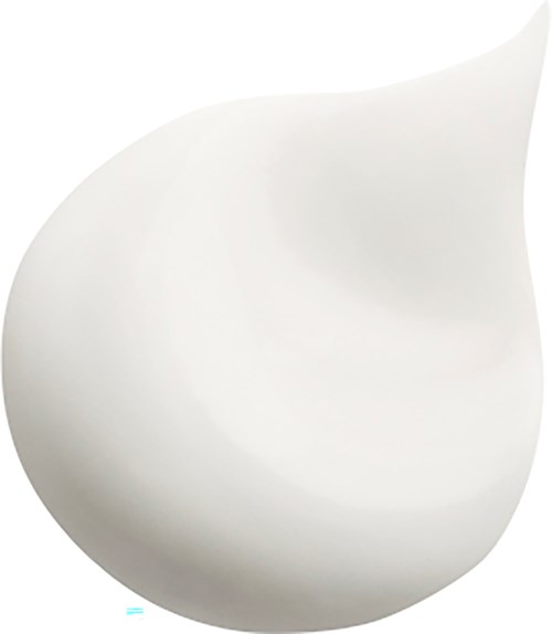 A white, smooth, round object with a small, flat bottom, resembling a modern, artistic vase or sculpture.