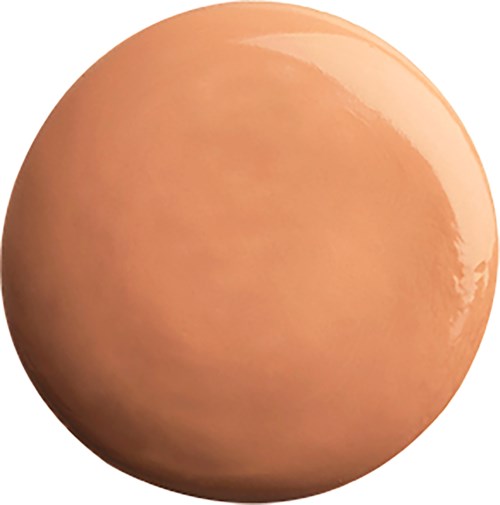 A close-up of a smooth brown egg with a slightly shiny surface.