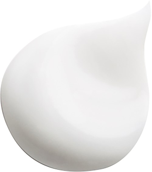 A white, smooth, teardrop-shaped object with subtle shading and a glossy surface.