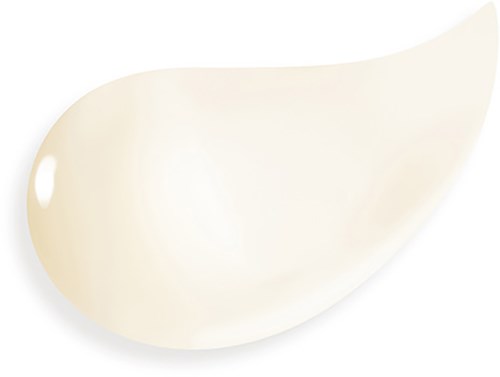 A white, teardrop-shaped object with a glossy surface.