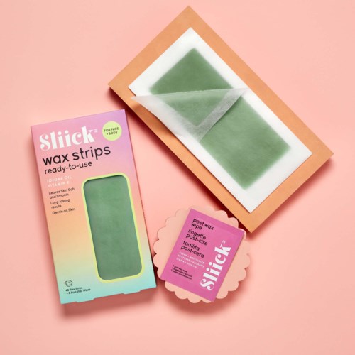 Sliick by Salon Perfect Wax Strips For Face + Body 40 st