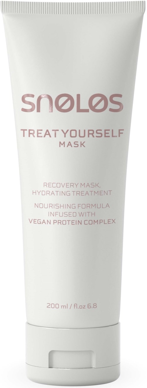 A white tube of skincare mask with pink and gray text, labeled 'SOTUS,' with product details and volume.