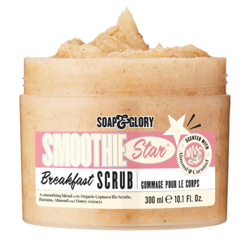 Soap & Glory Smoothie Star The Breakfast Scrub Oat, Sugar & Shea Body Scrub   300 ml